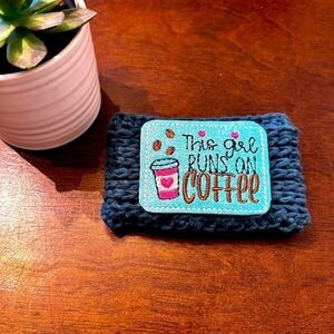 Coffee cup cozy.  Handmade crochet​